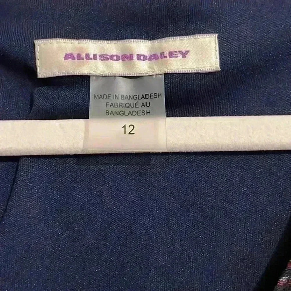 Allison Daley Women’s Size 12 Multi-colored  Slip Dress Comfy - Picture 6 of 6